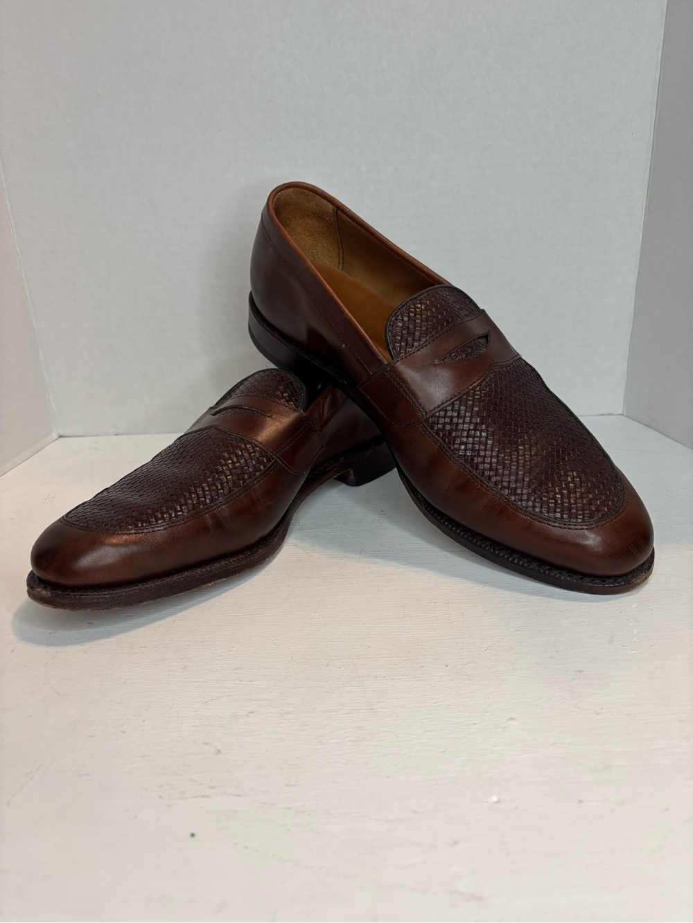 Allen Edmonds Lake Bluff Brown Leather Loafers Size US Men’s 9.5